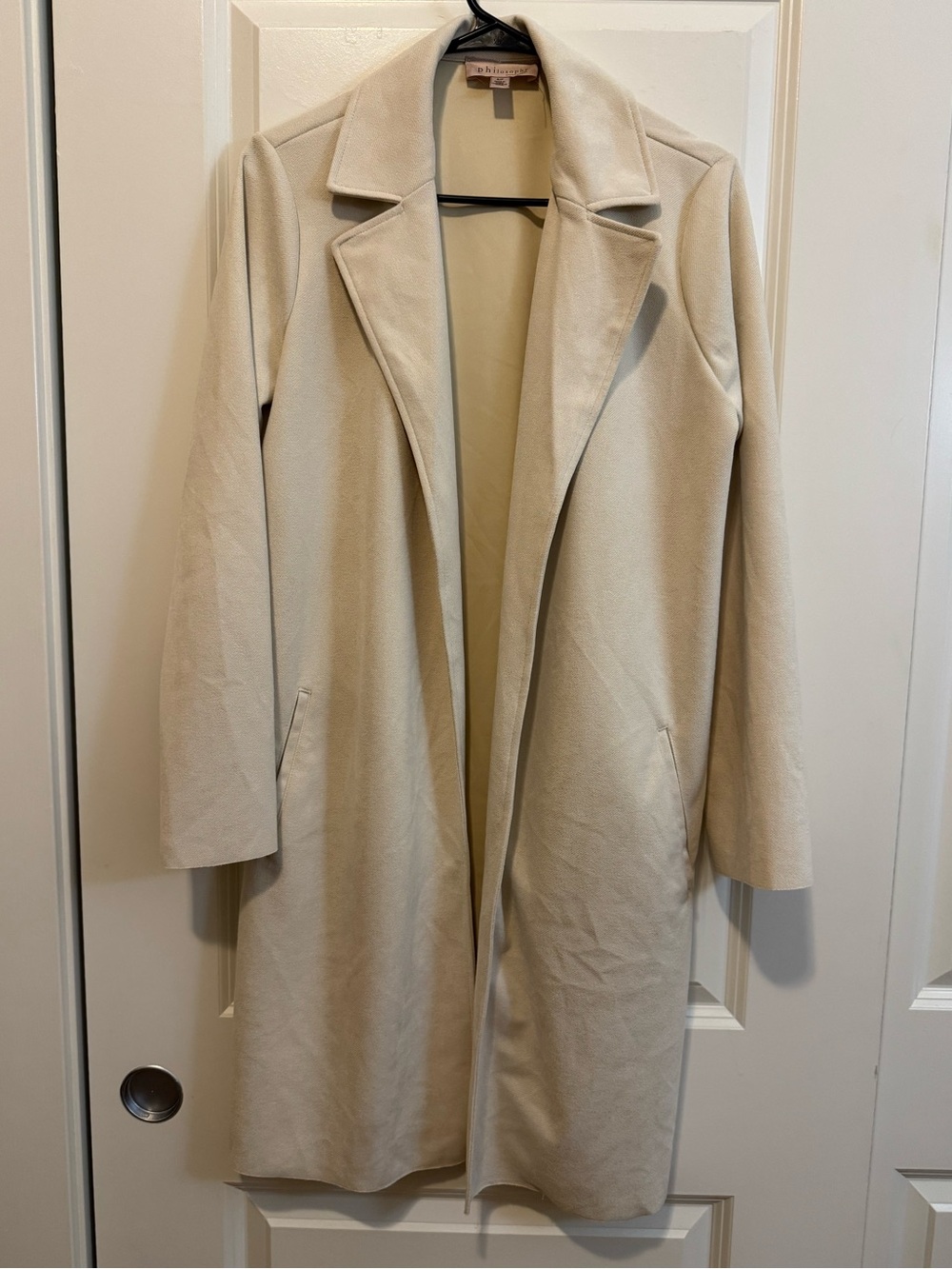 Philosophy Women’s Cream Longline Open Blazer